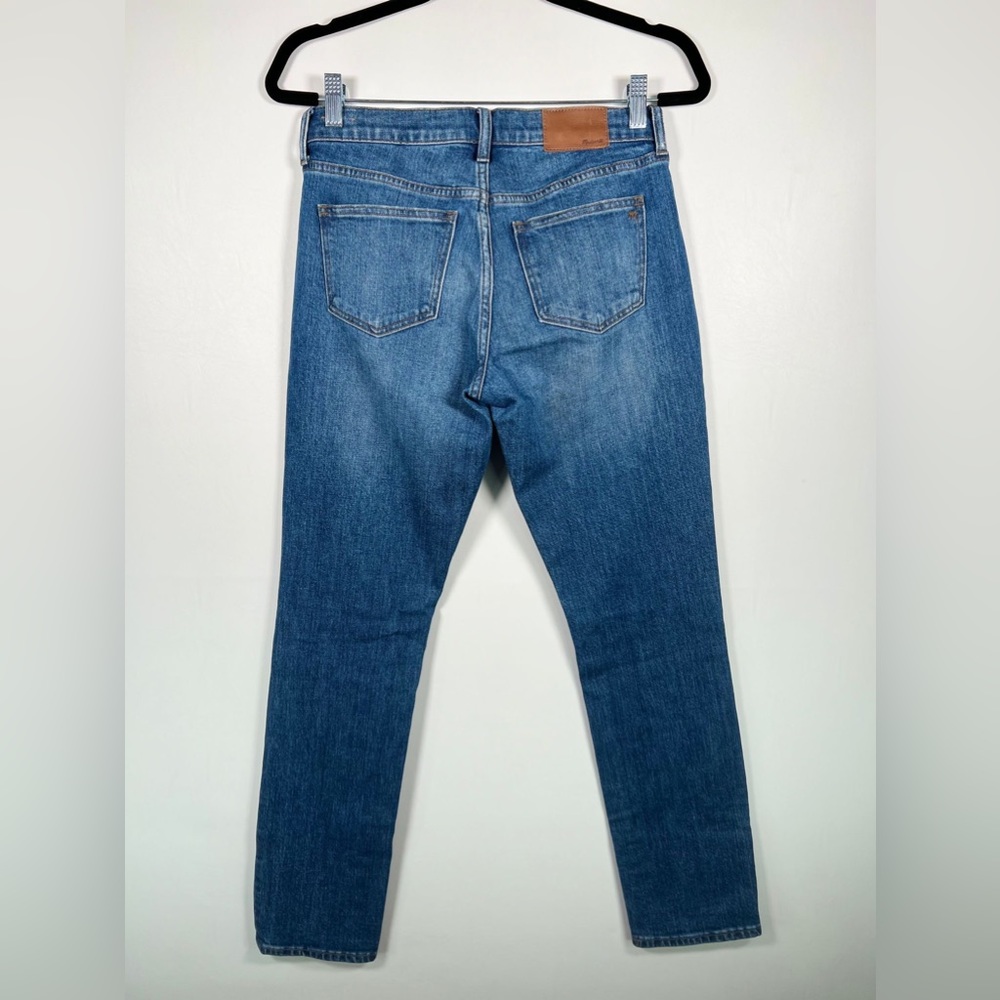 MADEWELL THE SLIM BOYJEAN in Walton Wash Skinny Jeans Style F2819 Size 25 - Picture 4 of 16